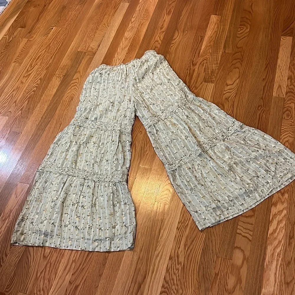 Free People Emmaline Tiered Pull-On Pants Size Small NWT